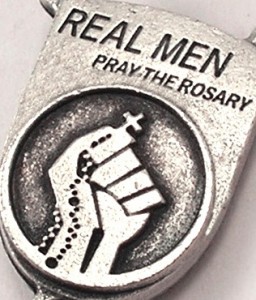 Ghirelli Custom Rosaries Real Men Pray The Rosary Centerpiece Logo